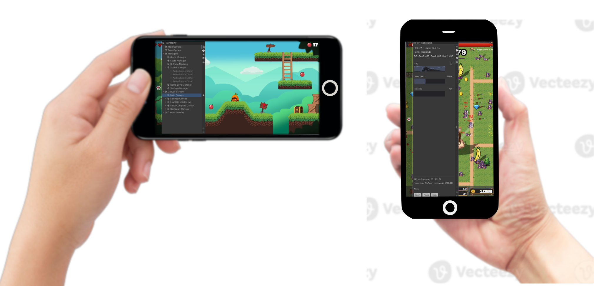 DebugKit responsive UI across portrait and landscape